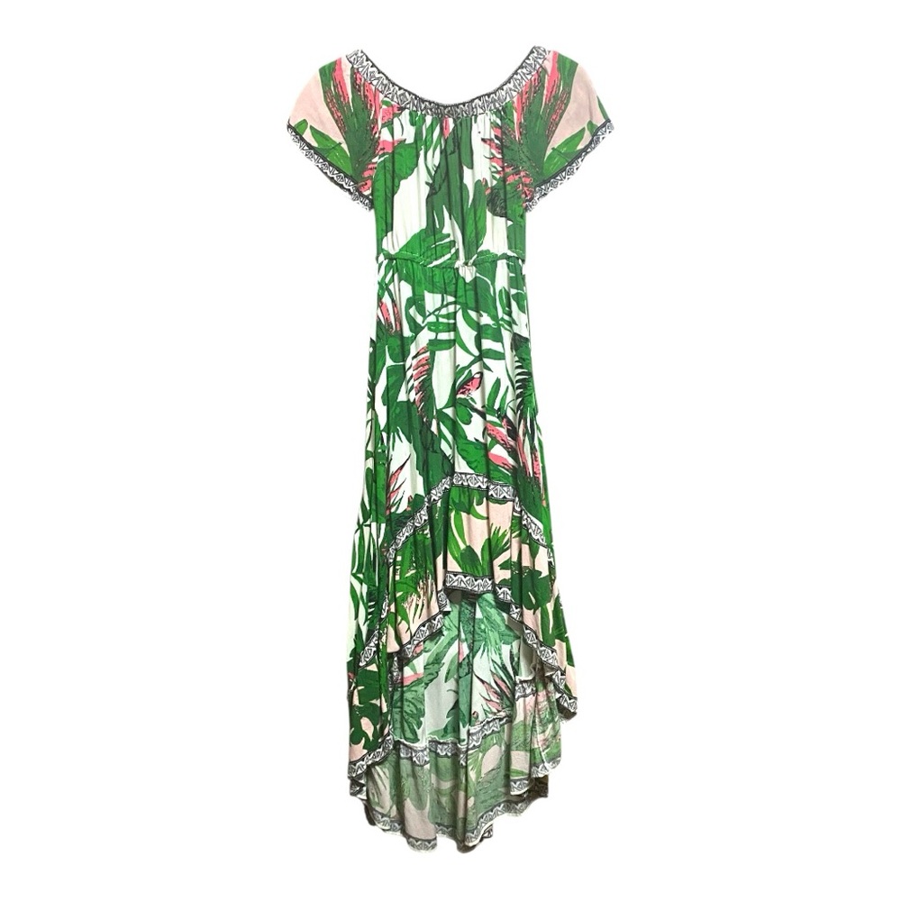 Flying Tomato Green Puff Sleeve Sundress S